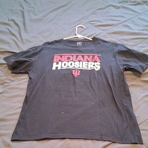 Pro Edge Black T-Shirt Indiana Hoosiers